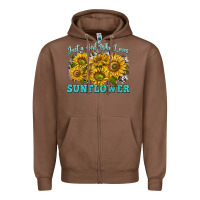Chestnut just a girl who loves sunflower Zipper Hoodie - texasbilliewilder