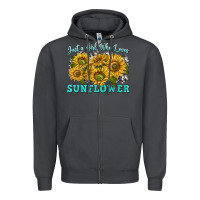 Smoke just a girl who loves sunflower Zipper Hoodie - texasbilliewilder