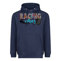 Navy racing vibes Heavyweight Hoodie - Zillion Design Studio