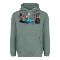 Sage racing vibes Heavyweight Hoodie - Zillion Design Studio