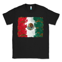 Black Mexican Flag With Leopard Classic Tee - RanaPortraitStore
