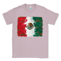 Lilac Mexican Flag With Leopard Classic Tee - RanaPortraitStore