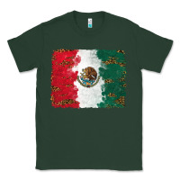 Sports Green Mexican Flag With Leopard Classic Tee - RanaPortraitStore