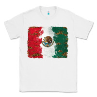 White Mexican Flag With Leopard Classic Tee - RanaPortraitStore