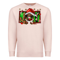Pale Pink joy afro santa gnomes Premium Sweatshirt - FaDigitalArtStudio