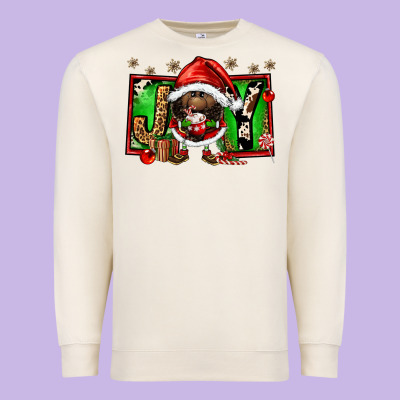 Joy Afro Santa Gnomes Premium Sweatshirt Designed By Fadigitalartstudio