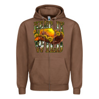 Chestnut keep it wild western Zipper Hoodie - texasbilliewilder