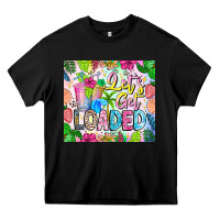 Black Lets Get Loaded Heavy Core Tee - CowhideDigitalArt