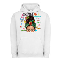 Pigment Lunar Rock Teacher messy bun caucasian Urban Hoodie - NancyCooperArtShop