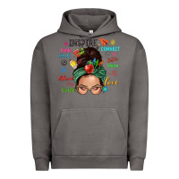 Pigment Tornado Teacher messy bun caucasian Urban Hoodie - NancyCooperArtShop