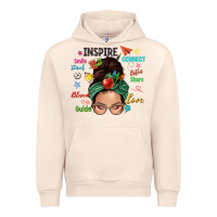 Sandshell Teacher messy bun caucasian Urban Hoodie - NancyCooperArtShop
