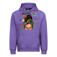 Tulip Teacher messy bun caucasian Urban Hoodie - NancyCooperArtShop