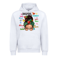White Teacher messy bun caucasian Urban Hoodie - NancyCooperArtShop