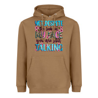 Toasted Coconut yet,despite the look on my face you are still talk Heavyweight Hoodie - Zillion Design Studio