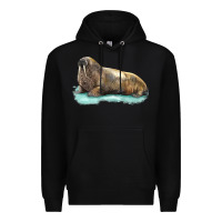 Black Walrus Premium Hoodie - LillyAllenDesigns