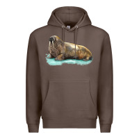 Coffee Walrus Premium Hoodie - LillyAllenDesigns