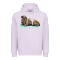 Lilac Walrus Premium Hoodie - LillyAllenDesigns