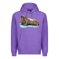 Purple Walrus Premium Hoodie - LillyAllenDesigns