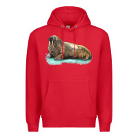 Red Walrus Premium Hoodie - LillyAllenDesigns