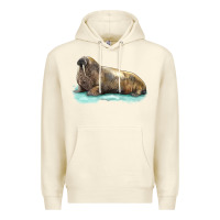 Sandshell Walrus Premium Hoodie - LillyAllenDesigns