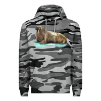 Slate Camo Walrus Premium Hoodie - LillyAllenDesigns