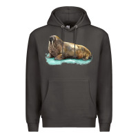 Smoke Walrus Premium Hoodie - LillyAllenDesigns