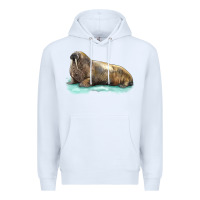 White Walrus Premium Hoodie - LillyAllenDesigns