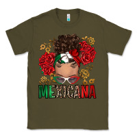 Army Green Mexicana Latina messy bun Classic Tee - RanaPortraitStore