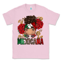 Bubblegum Pink Mexicana Latina messy bun Classic Tee - RanaPortraitStore