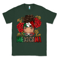 Sports Green Mexicana Latina messy bun Classic Tee - RanaPortraitStore