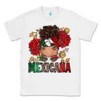 White Mexicana Latina messy bun Classic Tee - RanaPortraitStore