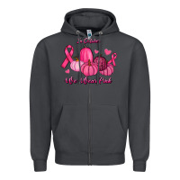 Smoke In October We Wear Pink Pumpkins Zipper Hoodie - RanaPortraitStore