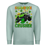 Seafoam st patricks shamrock crusher Premium Sweatshirt - Neo Western
