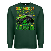 Sports Green st patricks shamrock crusher Premium Sweatshirt - Neo Western