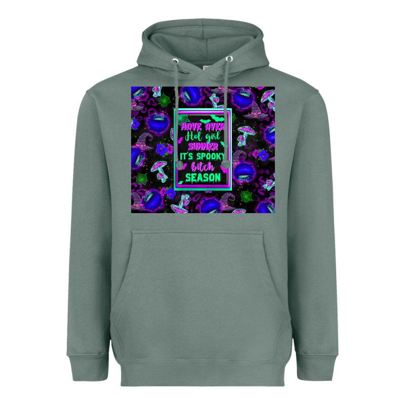Move Over Hot Girl Summer It's Spooky Bitch Season Heavyweight Hoodie by texasbilliewilder | Teevron