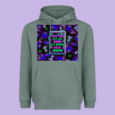 Move Over Hot Girl Summer It's Spooky Bitch Season Heavyweight Hoodie Designed By Texasbilliewilder