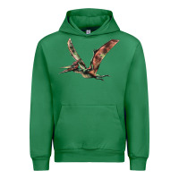 Emerald Pteranodon Urban Hoodie - LillyAllenDesigns