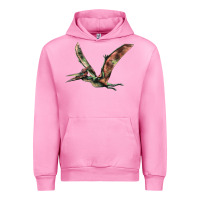 Fuchsia Pink Pteranodon Urban Hoodie - LillyAllenDesigns