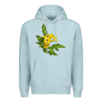 Blue Mist yellow elder flower Premium Hoodie - LillyAllenDesigns