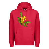 Cardinal yellow elder flower Premium Hoodie - LillyAllenDesigns