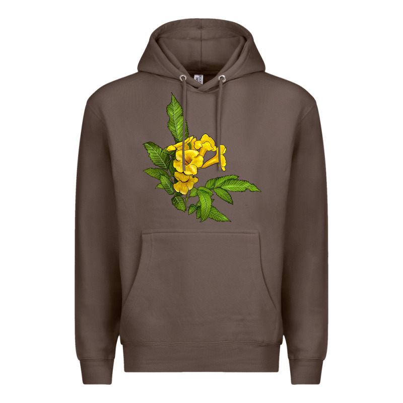Yellow Elder Flower Premium Hoodie by LillyAllenDesigns | Teevron