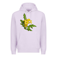 Lilac yellow elder flower Premium Hoodie - LillyAllenDesigns