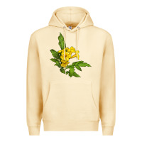 Pina Colada yellow elder flower Premium Hoodie - LillyAllenDesigns