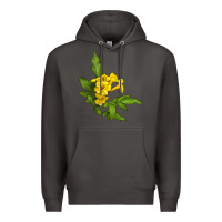 Smoke yellow elder flower Premium Hoodie - LillyAllenDesigns