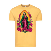 Vintage Mustard our lady of guadalupe Vintage Tee - Artiststas