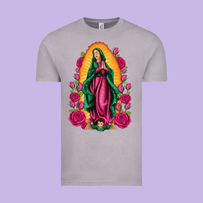 Our Lady Of Guadalupe Vintage Tee Designed By Artiststas