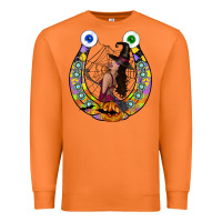 Carrot Halloween Horseshoe Premium Sweatshirt - CowhideDigitalArt