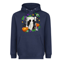 Navy My Cat Is My Boo Heavyweight Hoodie - texasbilliewilder