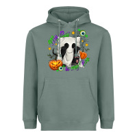 Sage My Cat Is My Boo Heavyweight Hoodie - texasbilliewilder