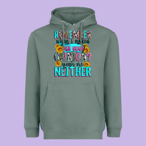 Remember When I Asked For Your Opinion Heavyweight Hoodie Designed By Zillion Design Studio